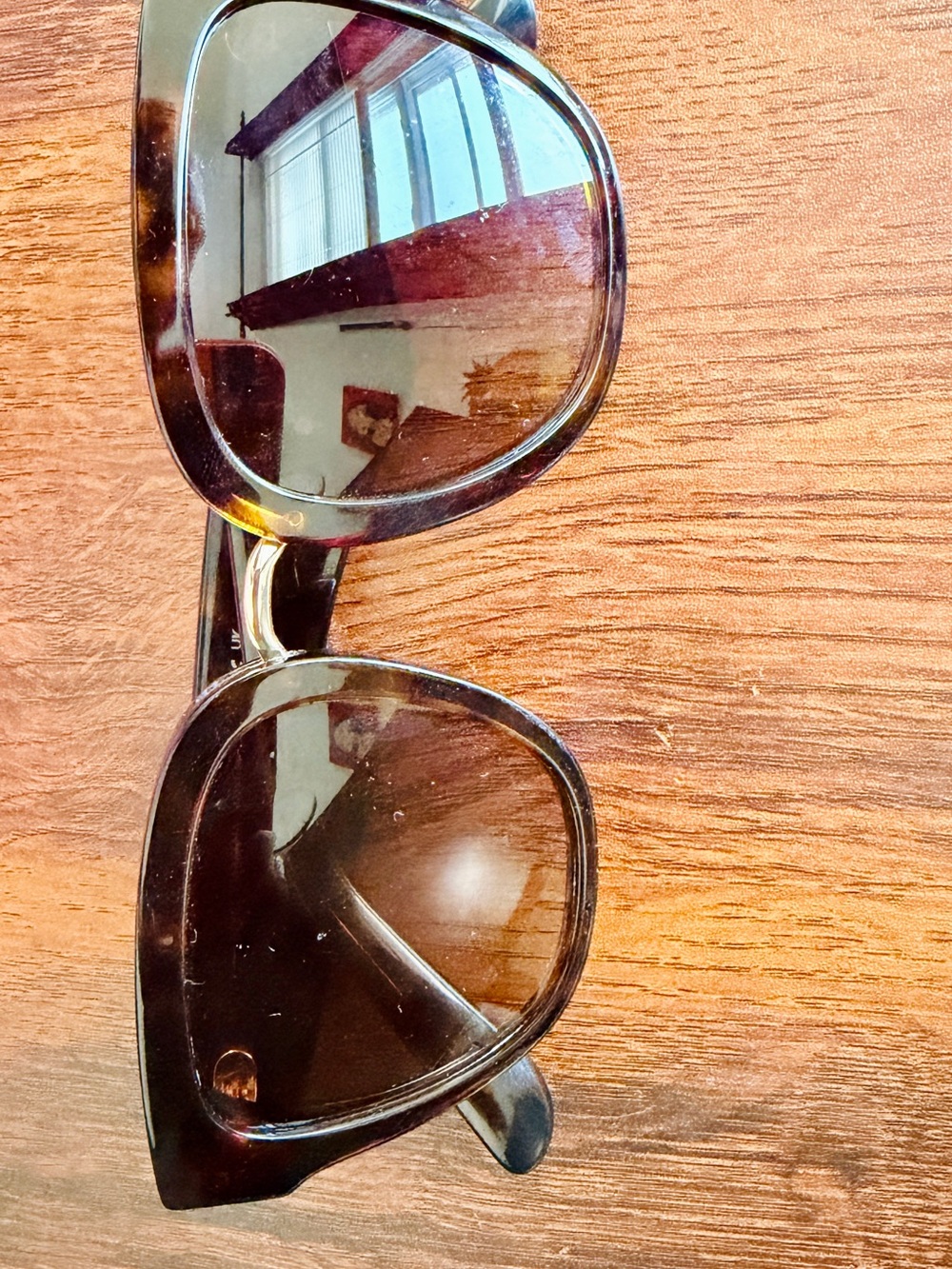 Dolce & Gabbana Black Sunglasses with Gold Logo Accent - Picture 2 of 2